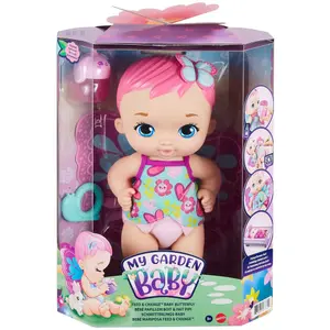 Butterfly baby doll drinks peepee Mattel France image-0