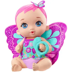 Butterfly baby doll drinks peepee Mattel France image-1