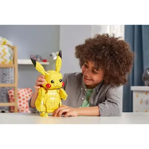 Giant pikachu building sets Mattel France Mg Construx image-3