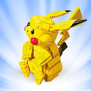 Giant pikachu building sets Mattel France Mg Construx image-2