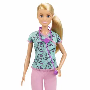 Muñeca enfermera Mattel Francia Barbie image-1