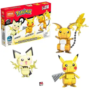 Bouw Spelletjes Mega Constru Pikachu Mattel France pok spe image-1