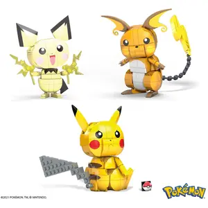 Bouw Spelletjes Mega Constru Pikachu Mattel France pok spe