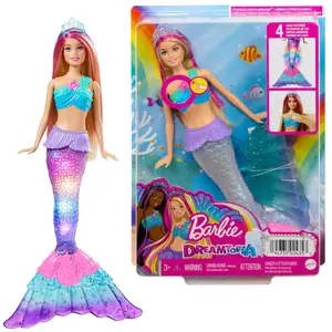 Doll - barbie mermaid dream lights Mattel France image-1