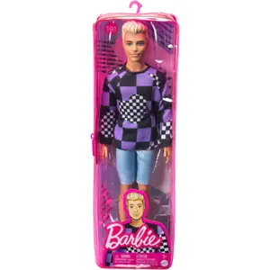 Check shirt doll Mattel France Ken fashion image-3