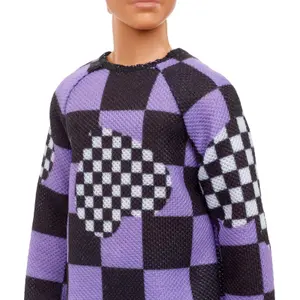Check shirt doll Mattel France Ken fashion image-4