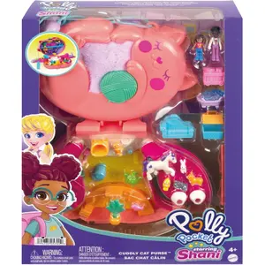 Figurine bag cat cuddle surprises Mattel France Polly image-3
