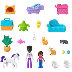 Figurine bag cat cuddle surprises Mattel France Polly image-1