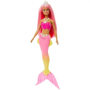 Pink mermaid doll Mattel France Barbie Dreamtopia image-2