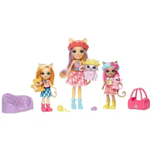 Cat family doll Mattel France Enchantimals image-1