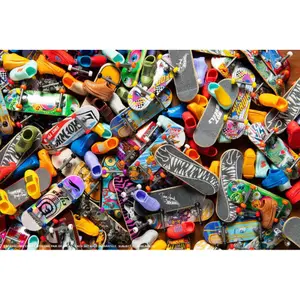 Creative activity set with 4 boards and shoes Mattel France Finger Skate Hwheels image-1