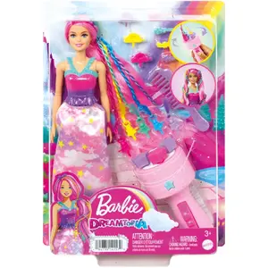 Barbie doll with magic braids Mattel France image-0