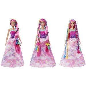Barbie doll with magic braids Mattel France image-2