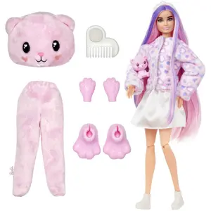 Barbie cutie reveal teddy bear doll Mattel France image-2