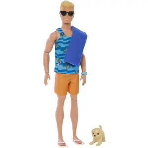 Doll Mattel France Ken Surfboard Barbie 2 image-0