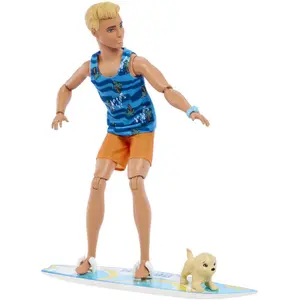 Doll Mattel France Ken Surfboard Barbie 2 image-2