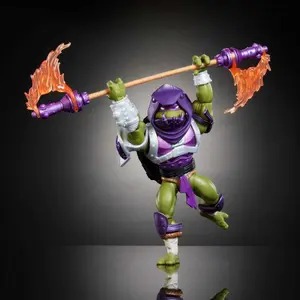 Figurine Mattel MOTU x TMNT: Turtles of Grayskull Donatello image-4