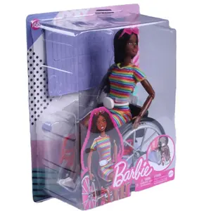 African-American wheelchair doll Mattel Barbie Fashionistas (GRB94) image-0