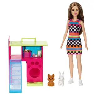 Boneca de animais de estimação + boneca Mattel image-2