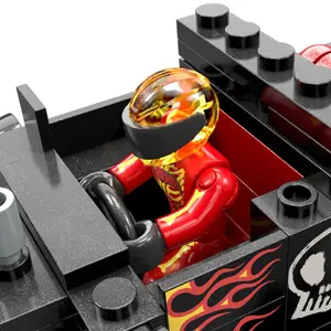 Jogos de carros Mattel Hot Wheels Monster Trucks Bone Shaker Crush Course Mega Construx image-5