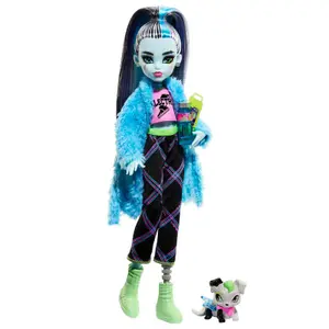 Poupée Mattel Monster High pyjama party Frankie Stein image-0