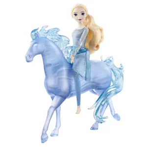 Bambola Mattel Disney Frozen Nokk + Elsa image-0