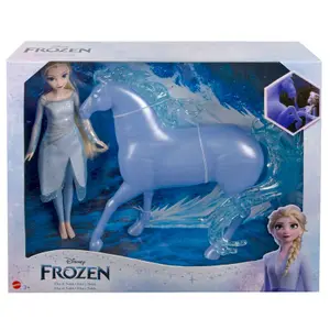 Bambola Mattel Disney Frozen Nokk + Elsa image-1