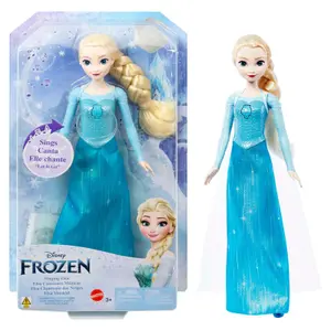 Bambola per bambini Mattel Disney Frozen Elsa image-1