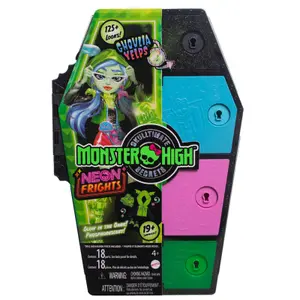 Doll Mattel Monster High Skullmate Secrets Neon Frights Ghoulia image-2