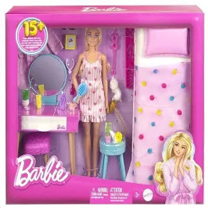 Doll bedroom + doll Mattel image-0
