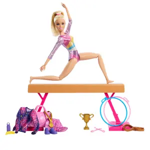 Poupée gymnastics playset Mattel image-3