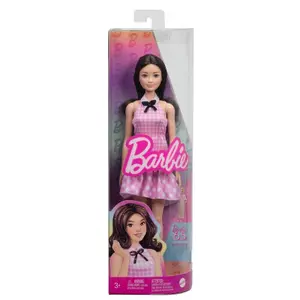 Muñeca con vestido rosa Mattel image-0