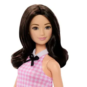 Muñeca con vestido rosa Mattel image-2