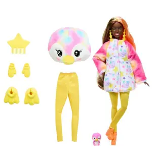 Cutie Reveal Pinguin Farbträume Puppe Mattel image-1