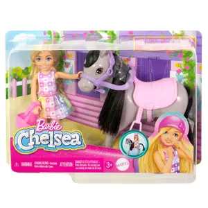 Chelsea-Pony + Puppe Mattel image-0