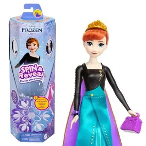 Doll Mattel Disney Frozen Anna Spin Reveal image-0