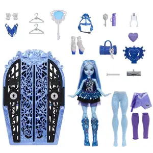 Doll and wardrobe Mattel Monster High Skulltime Secrets Abbey Bominable image-1