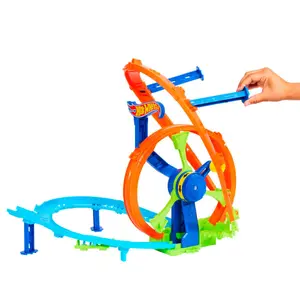 Car games Mattel Hot Wheels Stunt Tracks Rapid Launch image-2
