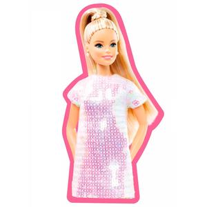 8435631344971-kudde-for-flickor-mattel-barbie-3d-rosa-35-cm