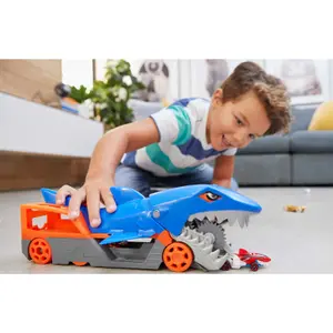 Car games Mattel Hot Wheels Shark Chomp Transporter image-1