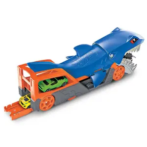 Car games Mattel Hot Wheels Shark Chomp Transporter image-3