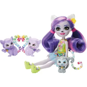 Κούκλα Λορίνα Λεμούριος Εντσατιάλς Mattel image-1