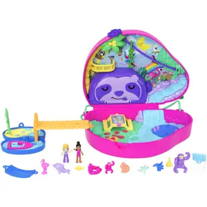 Figurine Mattel Famille Paresseux Polly Pocket image-2
