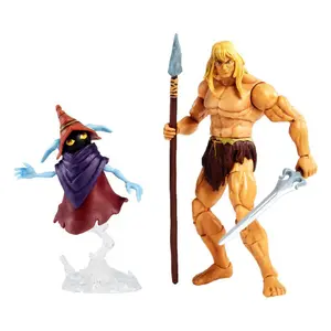 Figurine Mattel Masters Of The Universe: Revelation Masterverse 2022 s Deluxe Savage He-Man & Orko image-2