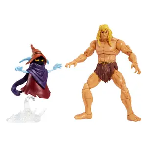 Figurine Mattel Masters Of The Universe: Revelation Masterverse 2022 s Deluxe Savage He-Man & Orko image-5