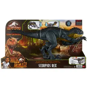 Figurine Mattel Jurassic World : La Colo du Crétacé Dino Escape Slash 'n Battle Scorpios Rex image-2