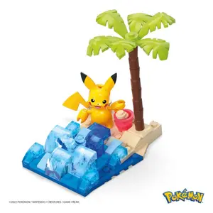 Construction games Mattel Pokémon Mega Construx Pikachu'S Beach Splash image-0