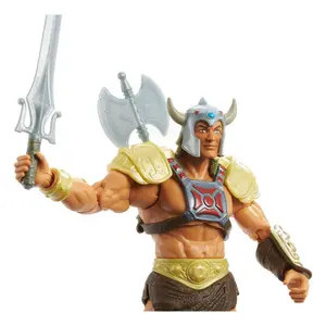 Figurine Mattel Masters Of The Universe New Eternia Masterverse 2022 Viking He-Man image-2