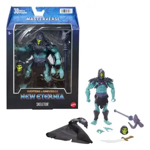 Figurina Mattel Masters Of The Universe New Eternia Masterverse 2022 Barbarian Skeletor image-4