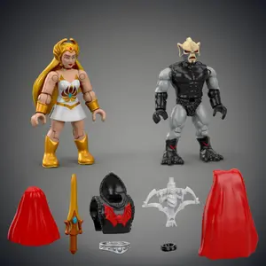 Construction games Mattel Masters Of The Universe Origins Mega Construx She-Ra Vs Hordak & Monstroid image-2